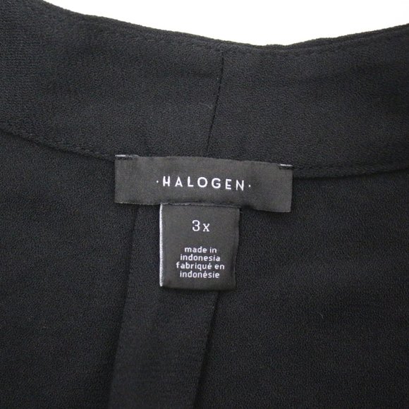 Halogen Womens 3X Cap Sleeve Blouse Top - Picture 4 of 4